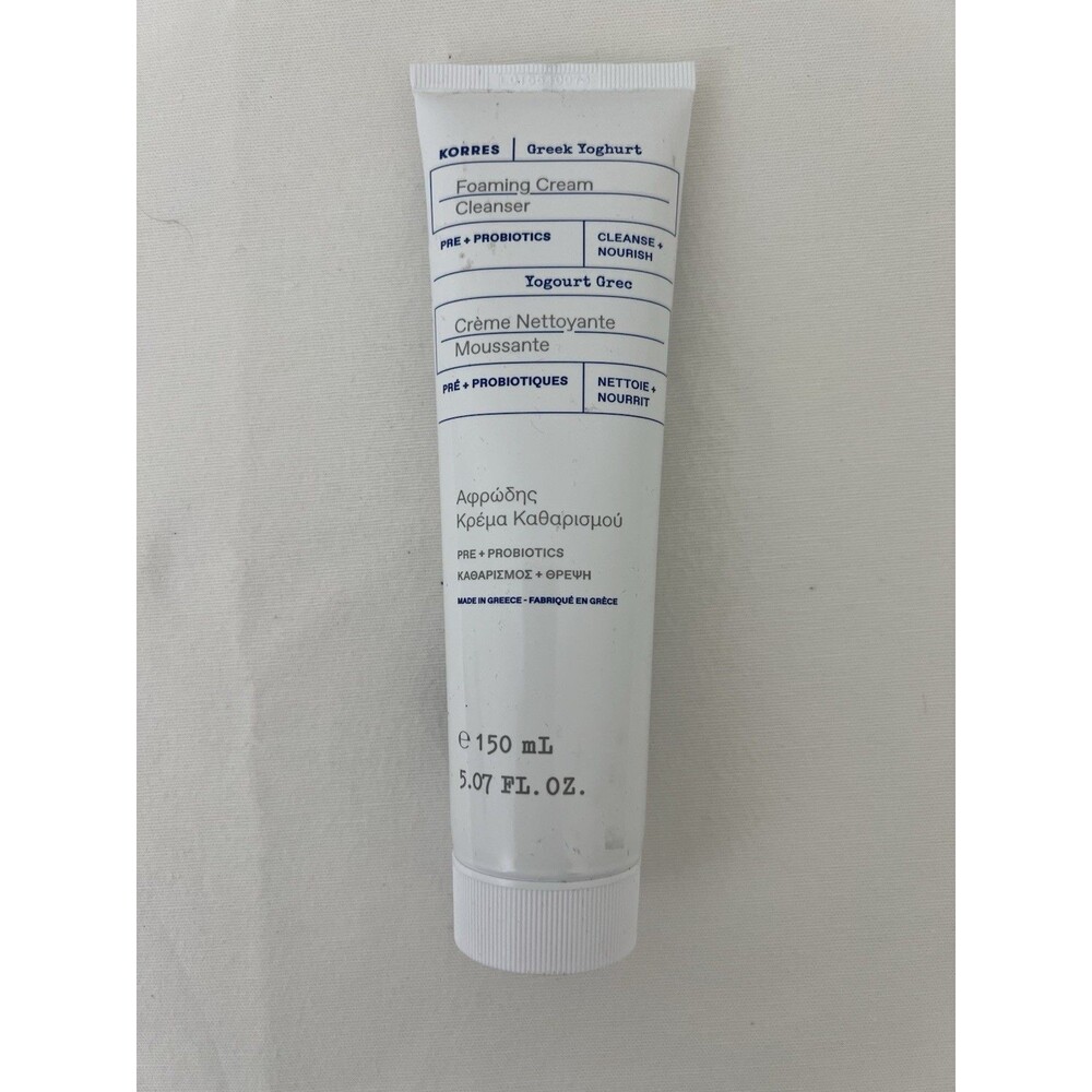 KORRES Greek Yoghurt Foaming Cream Cleanser NEW 5.07 FL OZ/ 150ML